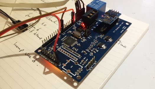 Arduino board with ESP-01