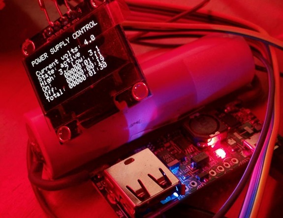 OLED display on controller