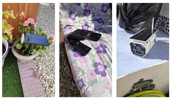 Camera and lights on test Original ESCAM camera and lights on test