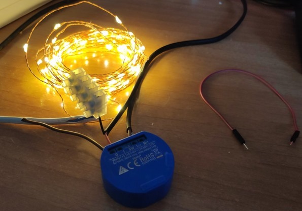 Shelly One and low-voltage LEDS as load using their own 12v supply