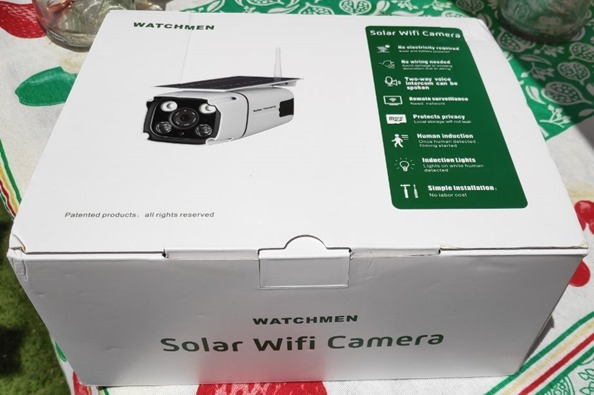 Boxed "Watchmen" Solar Camera Boxed "Watchmen" Solar Camera