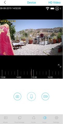 Camera with controls Camera with controls