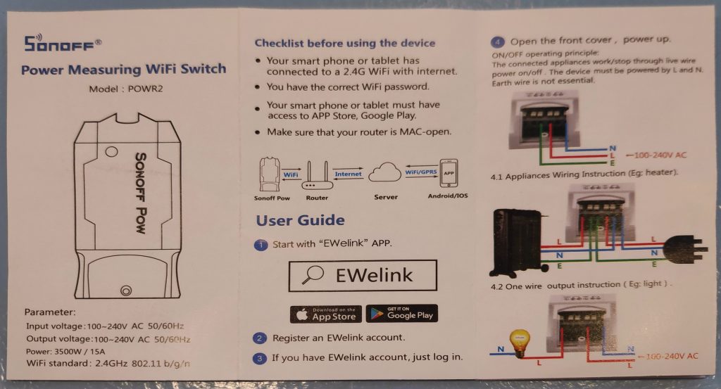 EWELINK and Cloud use