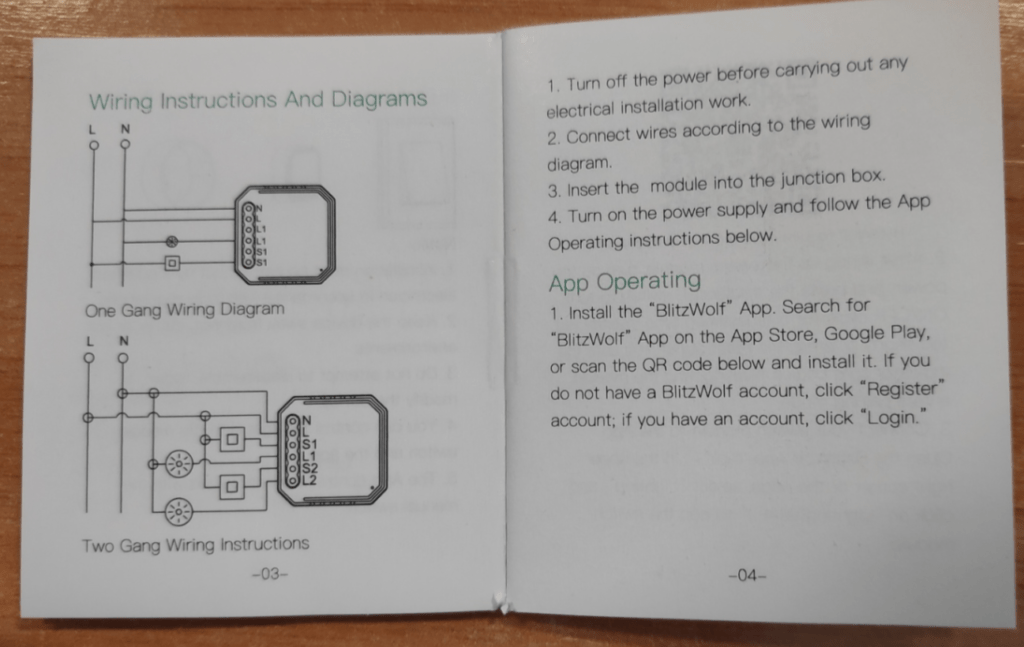 Blitzwolf BW-SS5 wiring