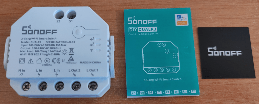 Sonoff DualR3