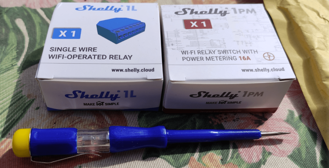 Shelly 1PM and Shelly 1L