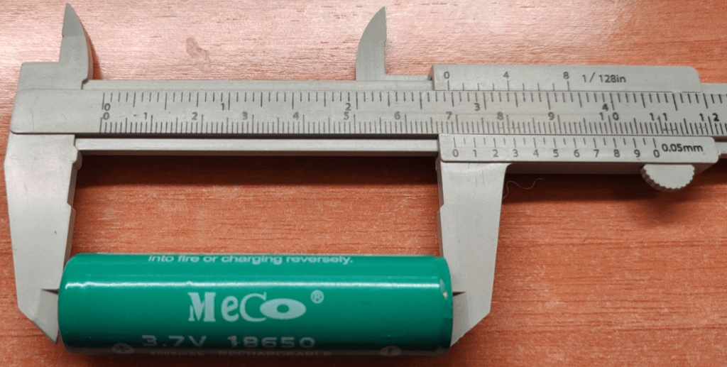 Lithium battery size