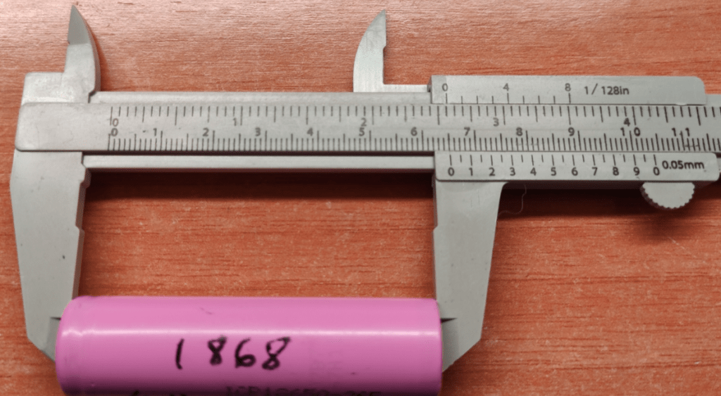Lithium battery size