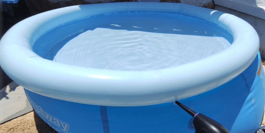 Filling up a Bestway pool