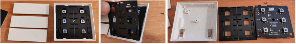 Aqara switch dismantled