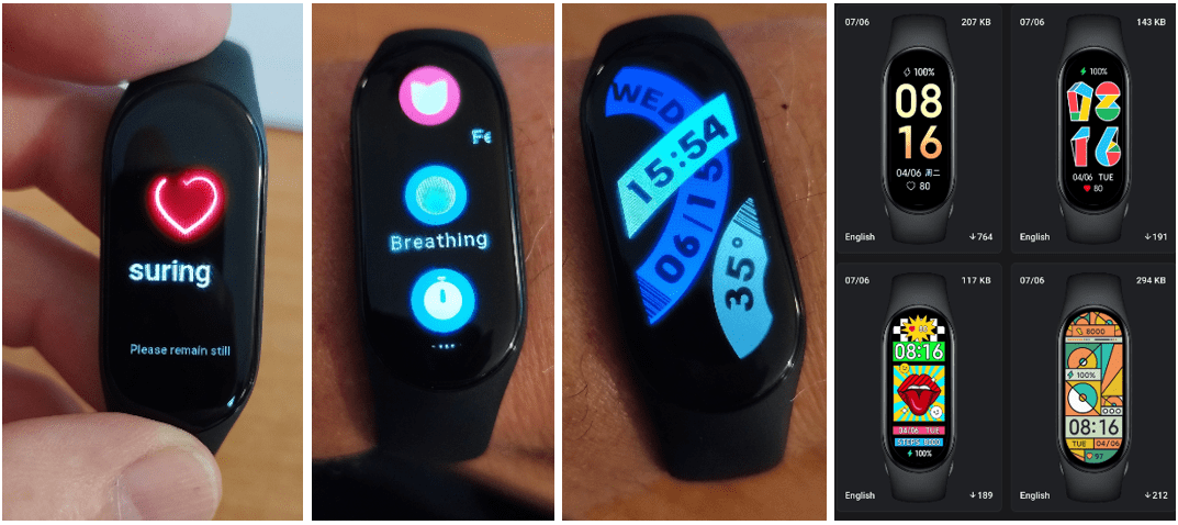 Mi Band 7 Faces