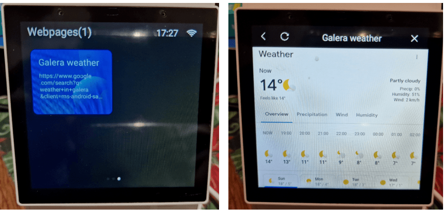 NSPanel Pro Web Pages