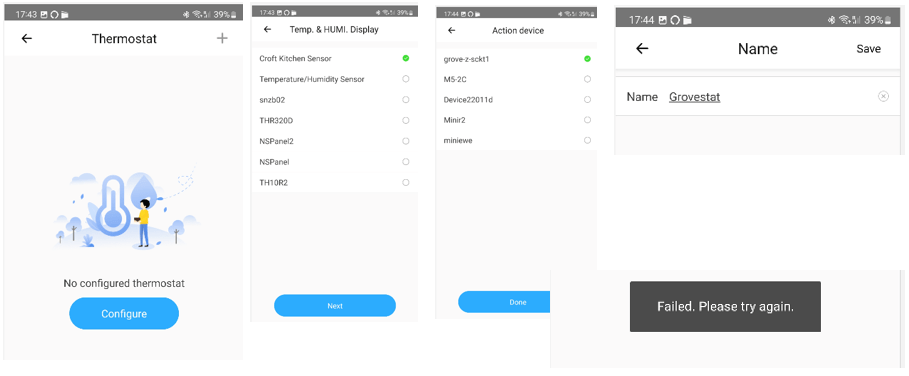 NSPanel Pro White Thermostat function failure