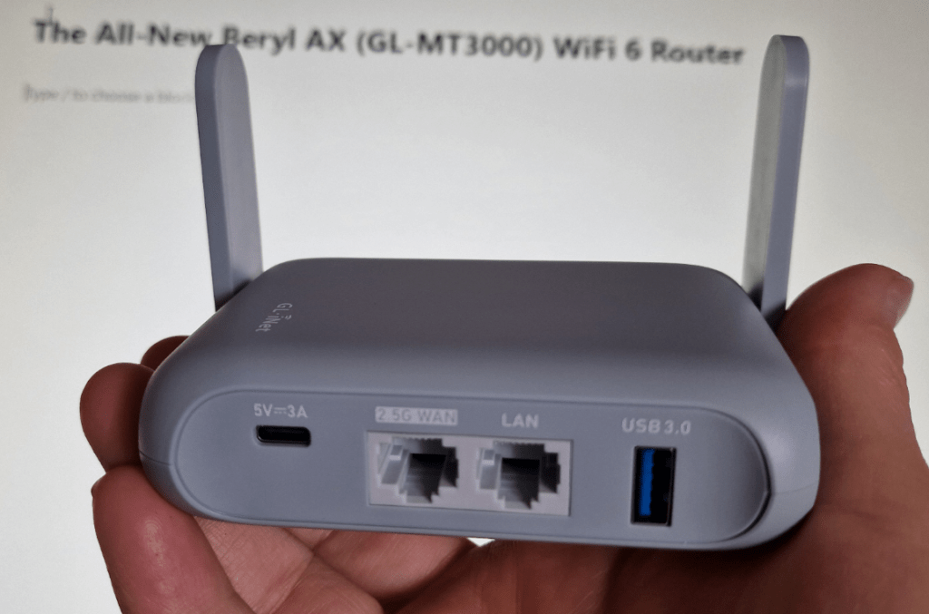 GL-iNET Beryl AX Router