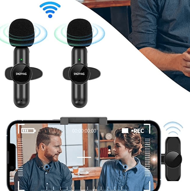 USB-C Lavalier Microphone set