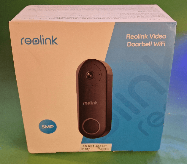 Reolink WiFi video doorbell box