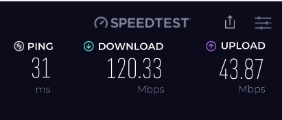 MF286D 4G SpeedTest