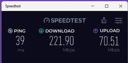MF286D 4G SpeedTest with USB Tethering added (Android phone similarly on 4G)
