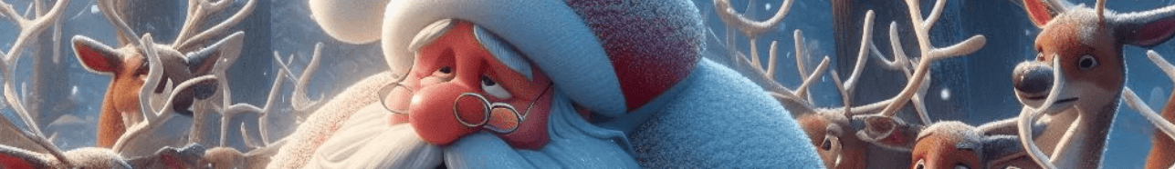 Santa frustrated trying to copy using Windows 11