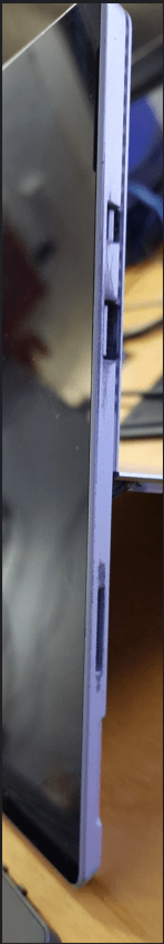 Marks on Microsoft Surface Pro