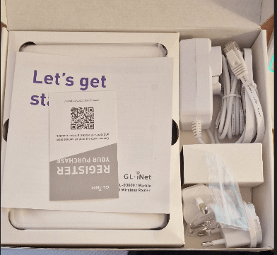 GL-iNet "Lets get started"