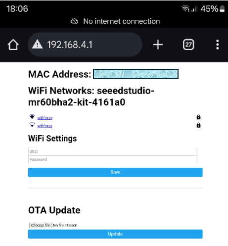 MR60BHA2 mmWave Sensor with XIAO ESP32C6