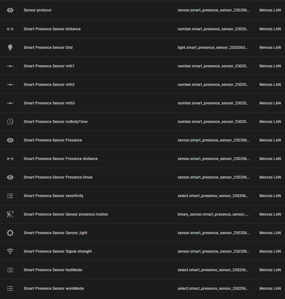 Meross in Home Assistant