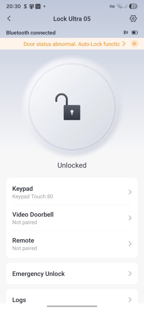 Switchbot Lock Ultra