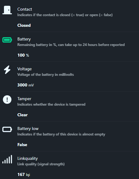 Nous Door/Window sensor E3 in Home Assistant