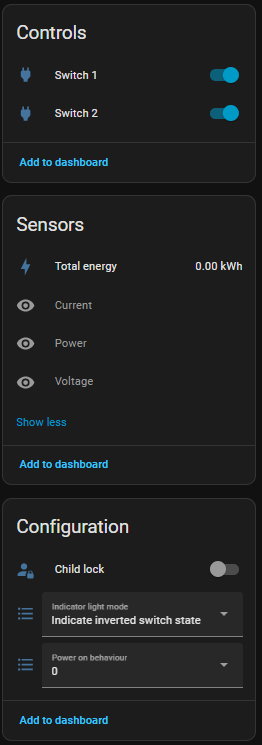 Zemismart SRS01-P2TW in Home Assistant
