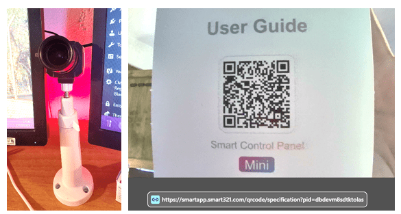 USB Camera and Switchbot QRCODE link