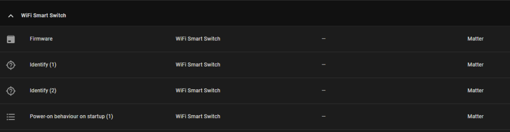 Sonoff Mini-Duo (WiFi) using Matter