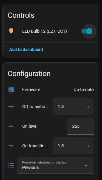 Aqara LB-102E in Home Assistant